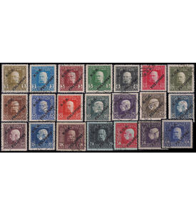 �sterreich-ungarische Feldpost Nr. 1-21 gestempelt