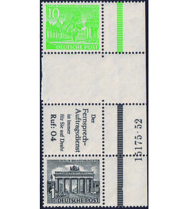 Berlin HAN-Nummer postfrisch ZD S 9 mit HAN 15175.52