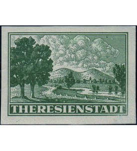 B�hmen und M�hren Nr. Z I U postfrisch, gepr�ft signiert Theresienstadt