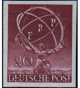 Berlin ERP ungez�hnt Nr. 71 PU postfrisch, gepr�ft und signiert Schlegel
