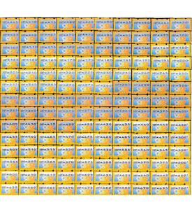 BRD-Automaten-Riesenkollegtion Postemblem mit DBP-Eindruck von 5 Pfennig bis 700 Pfennig