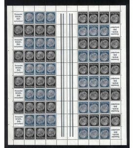 Dt. Reich Markenheftchenbogen MHB Nr. 46 postfrisch Hindenburg 1939