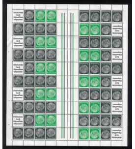 Dt. Reich Markenheftchenbogen MHB Nr. 48 postfrisch Hindenburg 1939