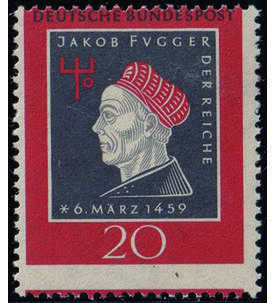 BRD Druckbildverschiebung Nr. 307 postfrisch Fugger