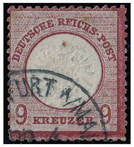 Deutsches Reich Brustschild Nr 27 b gestempelt, typgepr�ft und doppelt signiert