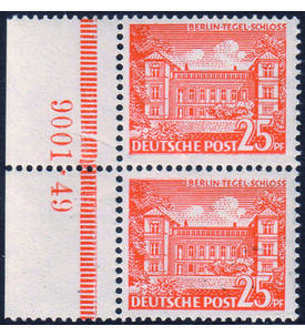 Berlin HAN-Nummer Nr. 50 postfrisches Paar Bauten 1949
