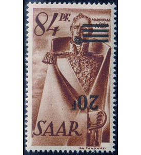 Saar kopfstehender Aufdruck Nr 237 II K postfrisch