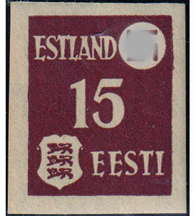 Deutsche Besetzung Estland Nr. 1 y U postfrisch ungez�hnt