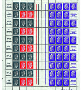 Dt. Reich Markenheftchenbogen MHB 71 mit HAN 20144.41 3 Br postfrisch