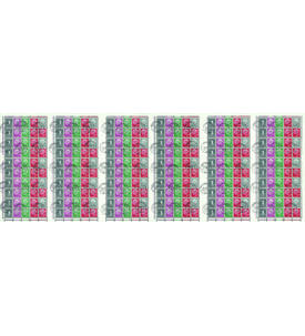 BRD - Markenheftchenbogen MHB 5 Y II gestempelt Heuss liegendes Wasserzeichen