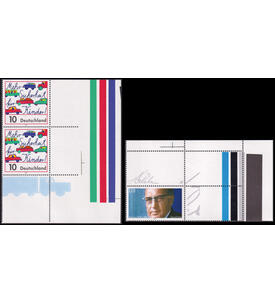 BRD - Verschnitt postfrisch Nr. 1954 Stra�enverkehr und Nr. 1963 Dehler