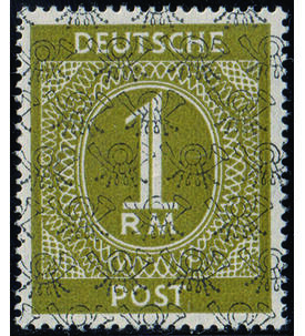 Alliierte Besetzung 1 RM Nr. A IX/II Netzaufdruck postfrisch, gepr�ft Schlegel