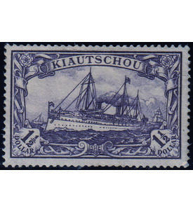 Deutsche Kolonie Kiautschou Nr. 26 ungestempelt, gepr�ft und signiert