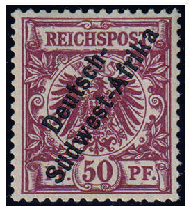 Deutsch-S�dwestafrika Nr. II ungestempelt mit voller Gummierung, gepr�ft u signiert