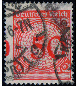 Deutsches Reich Verz�hnung Nr. 342 gestempelt Rosette 1923