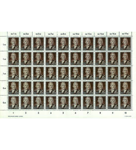 DDR - Sondermarke Nr. 354 Y II postfrischer Originalbogen Maxim Gorki