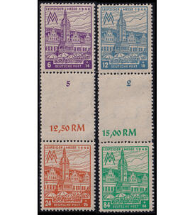 SBZ Zusammendrucke S Zd 7/8 AY postfrisch Leipziger Messe 1946