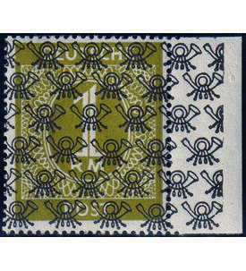 All. Besetzung 1 Reichsmark Nr. A IX / II postfrisch mit Echtheitsattest Schlegel