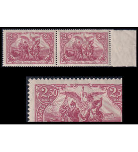 Deutsches Reich Plattenfehler Nr. 115 PF III postfrisch Rahmen �ber Fl�gel gebrochen