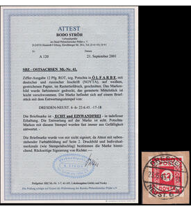 SBZ POTSCHTA 1945 Nr. B I b gestempelt a. Briefst�ck Dresden 23.6.45