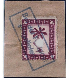 Deutsches Reich Feldpost Nr. 5 auf Briefst�ck mit Farbfotoattest Tunis 1943