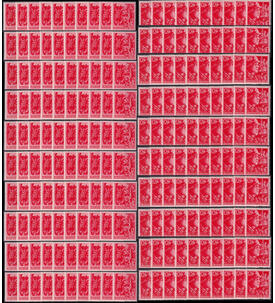 Dt. Reich - 100 Kompletts�tze Nr.909-910 postfrisch SA/SS