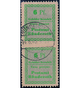 Lokalausgbae R�nderoth Nr. 2 A U gestempelt Geb�hr bezahlt