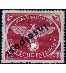 Deutsches Reich Feldpost Nr. 6 K ungestempelt, gepr�ft und signiert