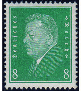 Deutsches Reich Nr. 412 Y postfrisch liegendes Wasser- zeichen Friedrich Ebert