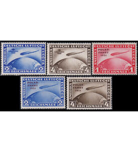 Deutsches Reich Zeppeline Nr. 438-439 und 456-458 postfrisch gepr�ft u. signiert