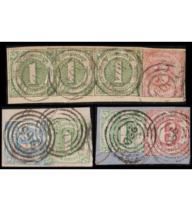 Thurn und Taxis Briefst�cke 3 Briefst�cke
