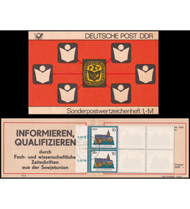DDR Sondermarkenheft SMHD 24 b gestempelt Post - Zeitungsvertrieb