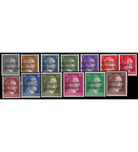 Herrnhut Nr. 1-13 postfrisch 1 Pfennig - 60 Pfennig Hitler-Aufdruckwerte