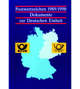 BRD Jahrbuch - Sonderausgabe Deutsche Einheit mit Postwertzeichen 1989/1990