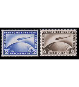 Dt. Reich Zeppeline 1928 Nr. 424-424 postfrisch jeder Wert tiefstgepr�ft Schlegel