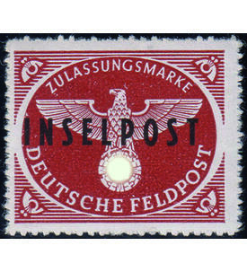 Deutsches Reich Inselpost Nr. 9 postfrisch, gepr�ft und signiert Rhodos