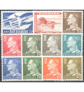 Dnemark 1961 postfrisch Nr. 388-398