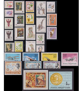 Albanien 1991 postfrisch Nr. 2462-2488, Bl. 93-94
