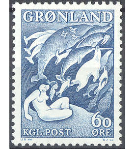 Grnland 1957 postfrisch Nr. 39