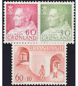 Grnland 1968 postfrisch Nr. 69-71