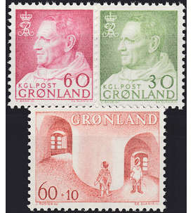 Grnland 1968 postfrisch Nr. 69-71