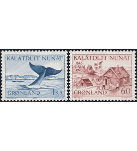 Grnland 1970 postfrisch Nr. 75-76