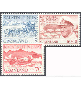 Grnland 1972 postfrisch Nr. 80-82