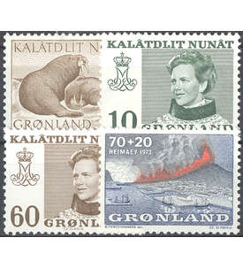 Grnland 1973 postfrisch Nr. 83-86