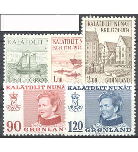 Grnland 1974 postfrisch Nr. 87-91
