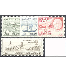 Grnland 1975 postfrisch Nr. 92-95