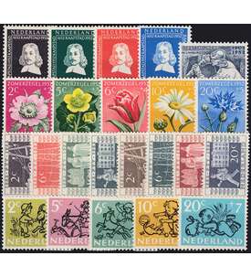 Niederlande 1952 postfrisch    Nr. 583-605
