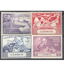 Zypern 1949 postfrisch         Nr. 159-162