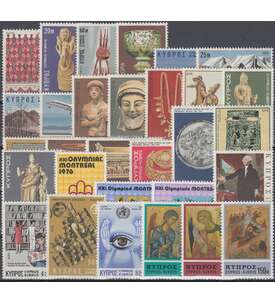 Zypern 1976 postfrisch         Nr. 434-463