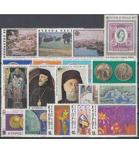 Zypern 1977 postfrisch         Nr. 464-481